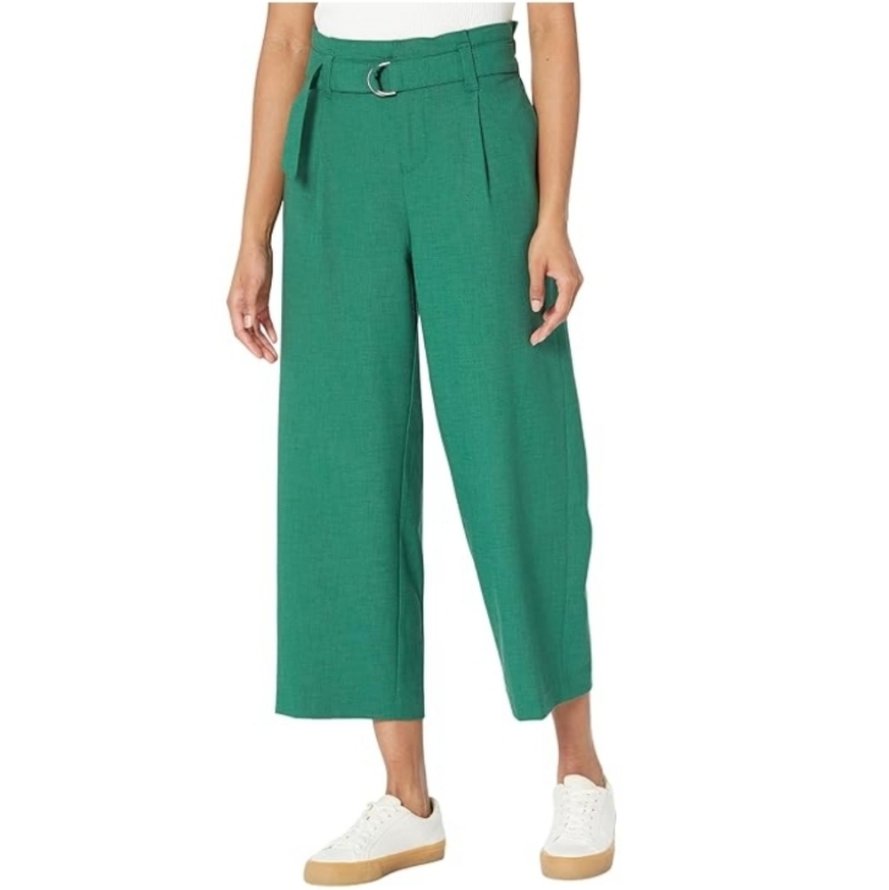 Liverpool Los Angeles Belted Paperbag Wide Leg Women's Pants Size Medium